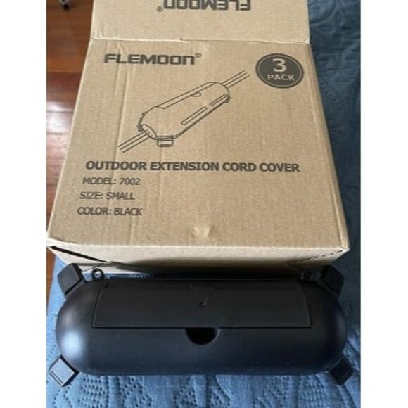 New [3 Pack] Outdoor Extension Cord Safety Cover with Waterproof Seal - Picture 1 of 3